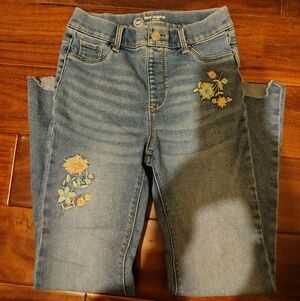 Embroidered Blue Jeans